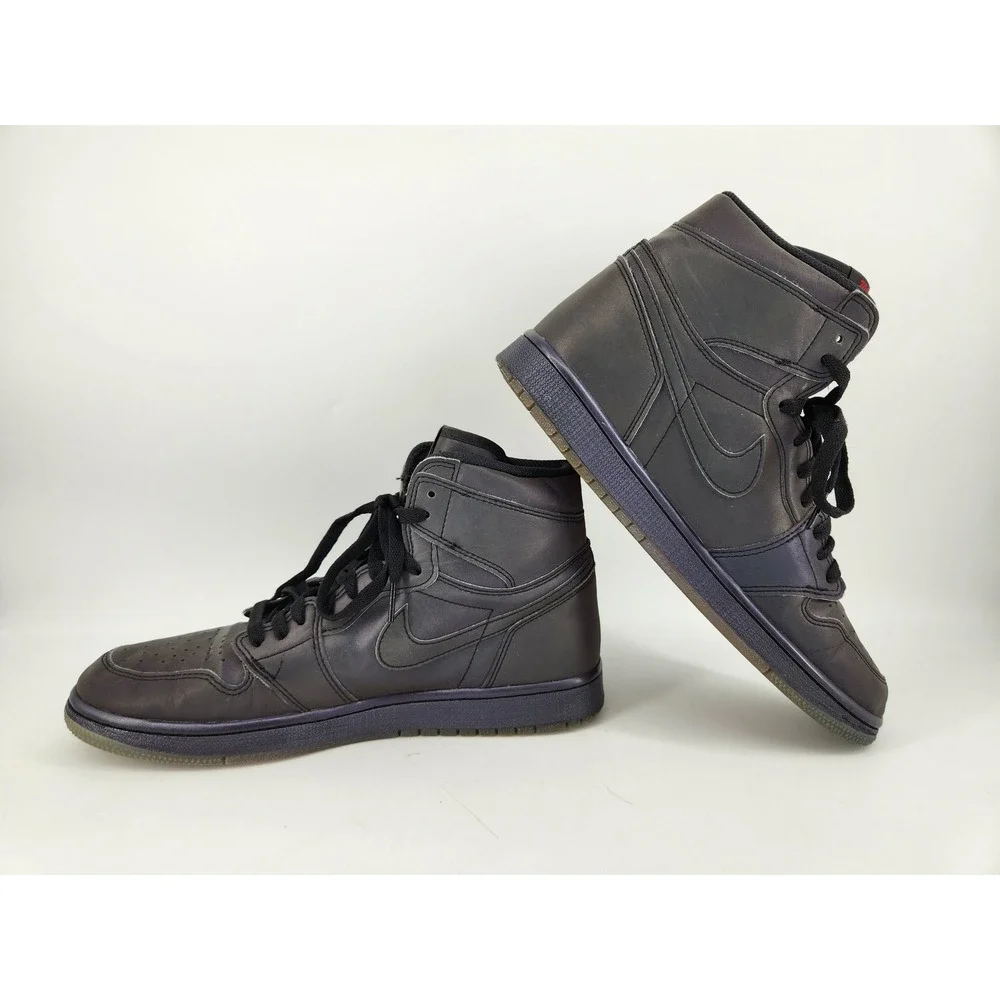 Nike Air Jordan 1 High Zoom Fearless Mens 10 Black Iridescent‎ BV0006-900